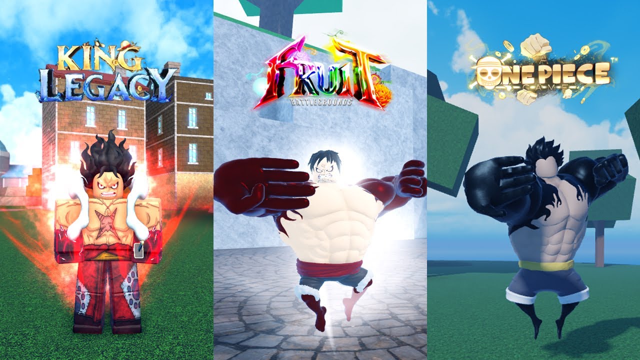 Monkey D. Luffy Wano Gear Fourth Haki (Gear 4) [+] - Roblox