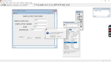 Visual FoxPro (Next, Previous, and Delete) display in textbox.