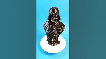 3D Printed Darth Vader Bust TimeLapse