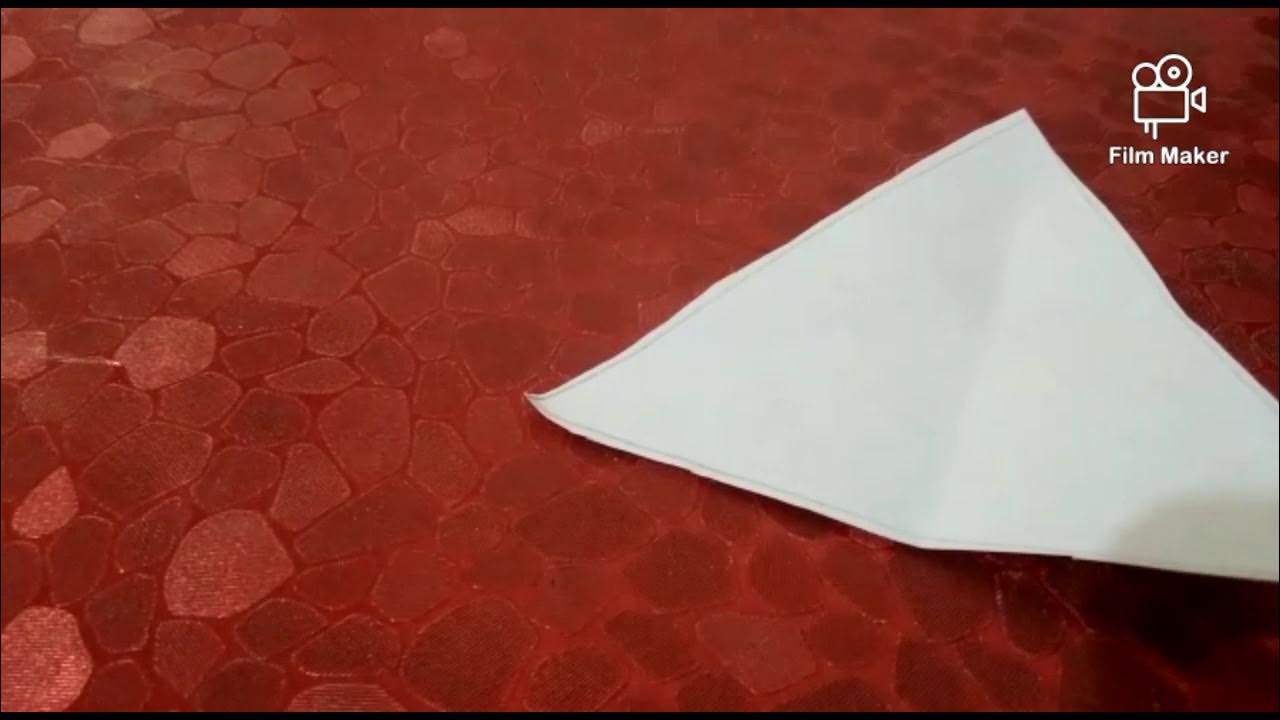 How to make perpendicular bisector by folding a paper YouTube