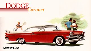 1957 Dodge Coronet, new sweptwing design