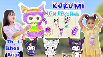 Quỳnh Nhi Tự Làm Thời Khoá Biểu Lớp 3A6