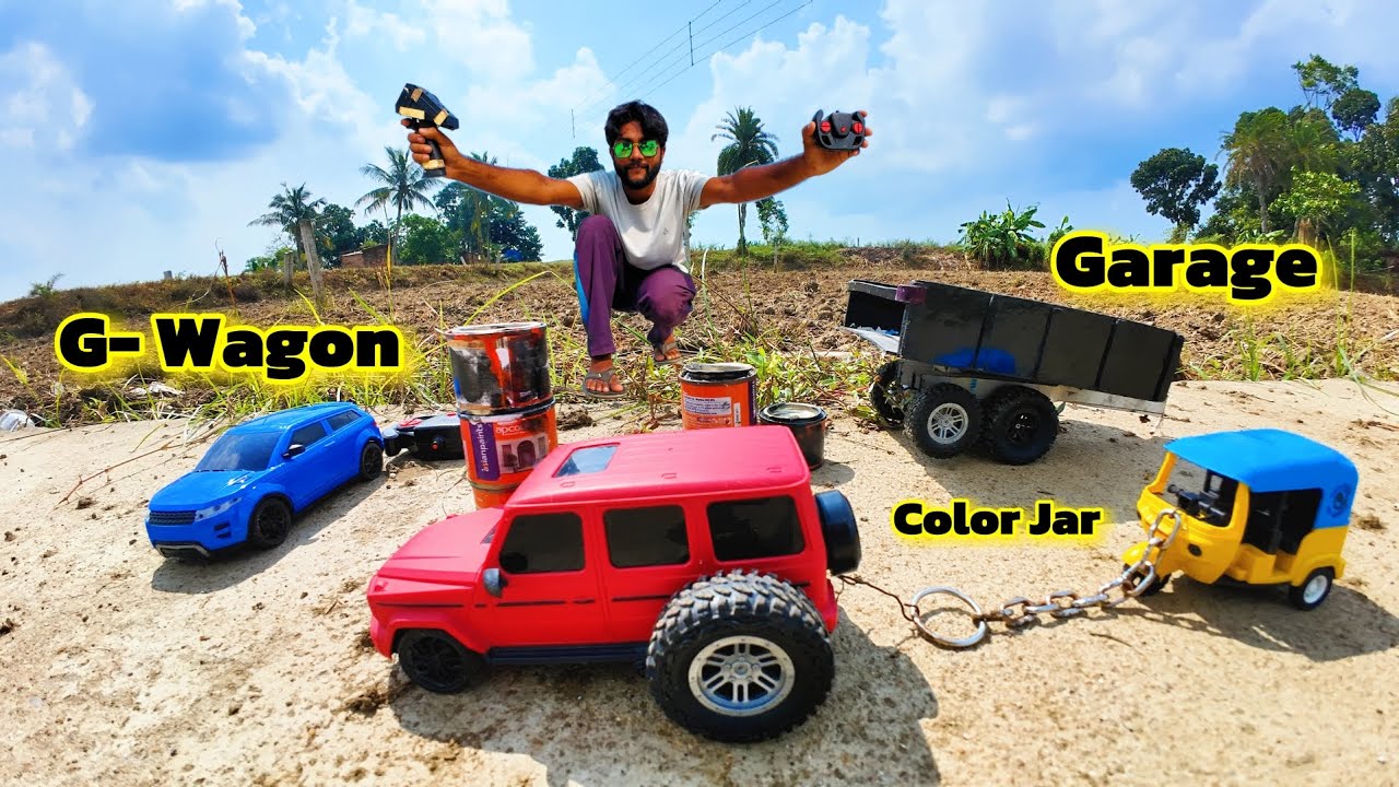 Rc car carry color jar trolly  - Big Bag Play TV 