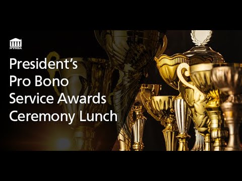 2022 NYSBA President's Pro Bono Service Awards Ceremony