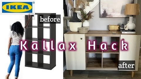 DIY IKEA Kallax Hack Transformation