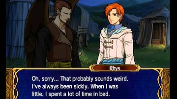 Rhys talk Ulki support C Fire Emblem 9 Game Cube