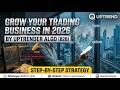 Fearless businessman in the trading world