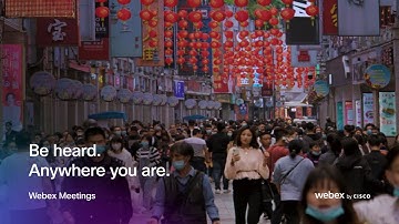 Be heard. Anywhere you are. |  Webex background noise removal