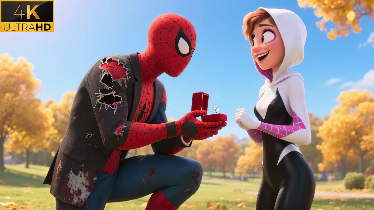 Spider-Man Kneels to Propose to Gwen 😱💍 | The Ending Will Shock You! | G Toonz