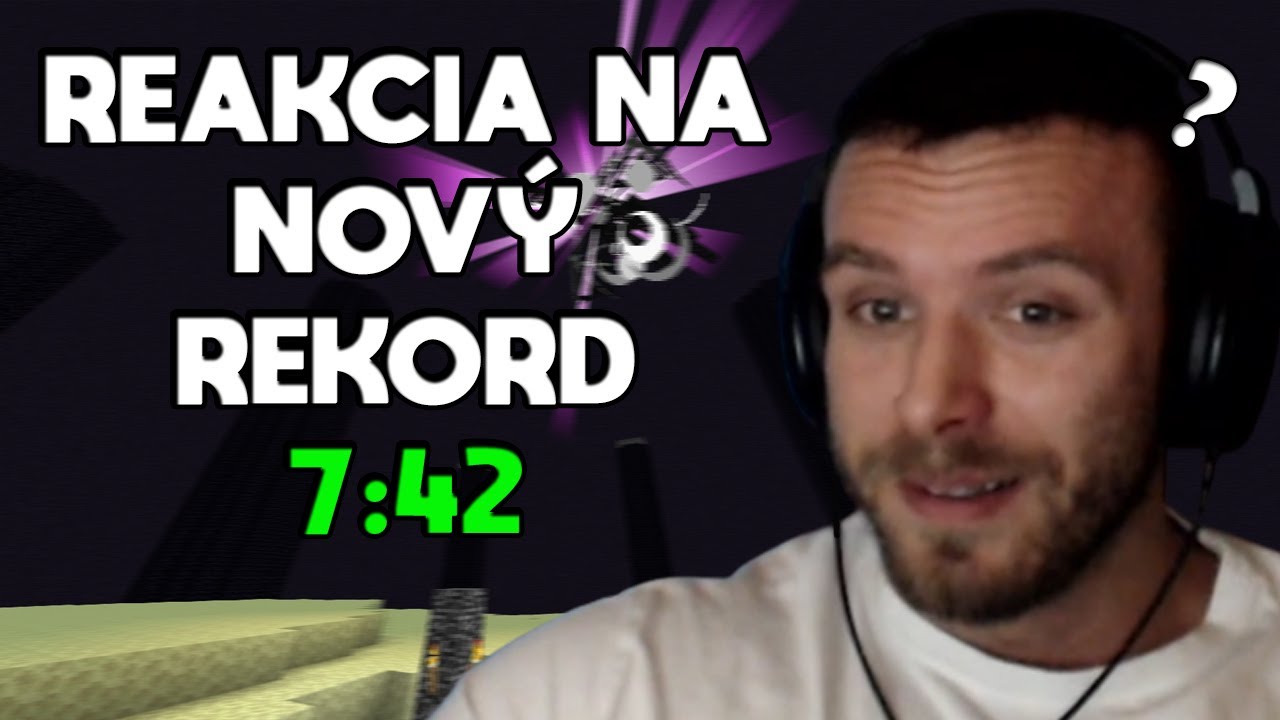 RESTT | REAKCIA NA MINECRAFT - WORLD RECORD!