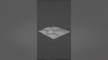 Tip: Create a Landscape with  Proportional Editing #blender #blender3d #blendertutorial #howto