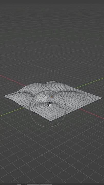 Tip: Create a Landscape with  Proportional Editing #blender #blender3d #blendertutorial #howto