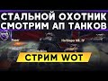 Стальной Охотник НАЧАЛСЯ! - Смотрим АП танков и делаем 15 уровней за стрим. WoT стрим