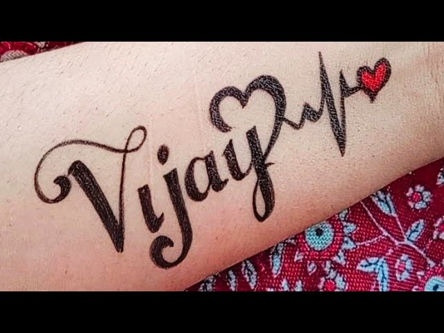 Top more than 72 vijay tattoo designs super hot  thtantai2