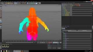 Cinema 4D - Weight Tool + Texture Replacing - Tutorial ITA