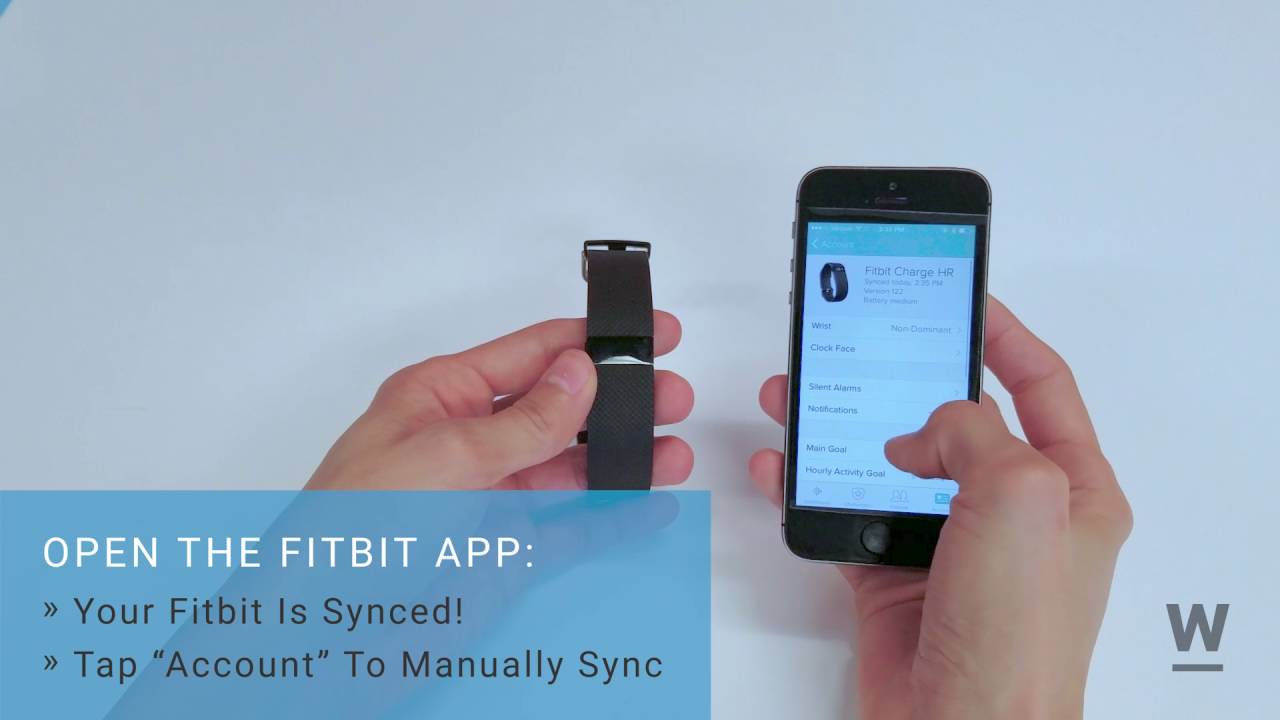 sync fitbit to iphone