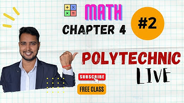 Maths Chapter4 : POLYNOMIALS and FACTORS | Polytechnic 2023 | Maths vvi Question | #Racevaacdaemy