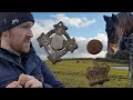 Metal Detecting in South Queensferry, Scotland. Finding Silver & Dodging Horses!