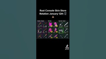 Rust Console New skin store rotation… #consolerust #rust #shorts #rustconsole