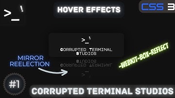 Pure CSS Reflection Hover Effects #css