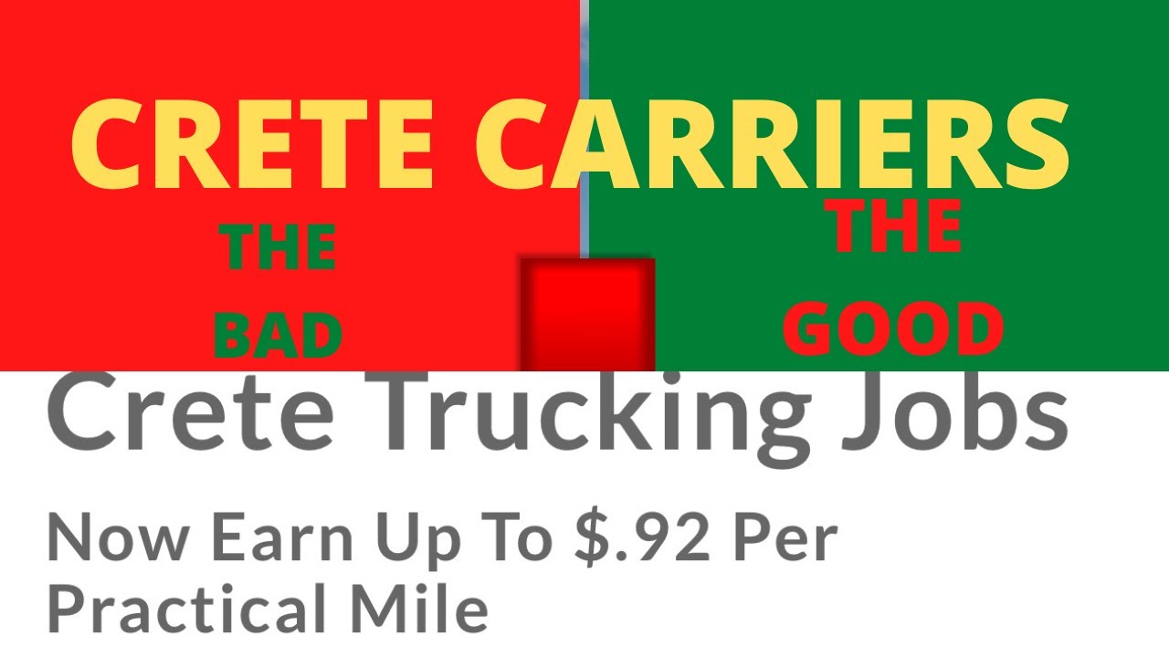 Crete Carriers The Good And The Bad trucking YouTube