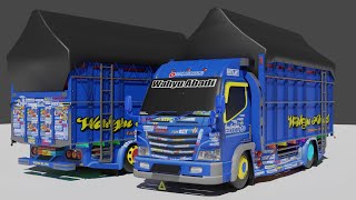 MOD BUSSID TRUCK CANTER WAHYU ABADI - BUS SIMULATOR INDONESIA