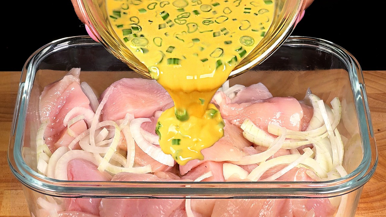 My kids' favorite recipe for dinner! 🔝This chicken breast is so delicious! I cook it twice a week!