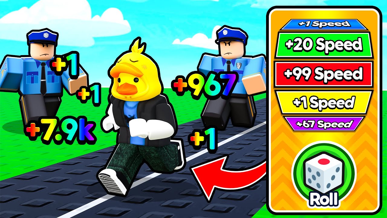 Every Second +1 SPEED RNG to Escape Bully in Roblox Speed RNG!