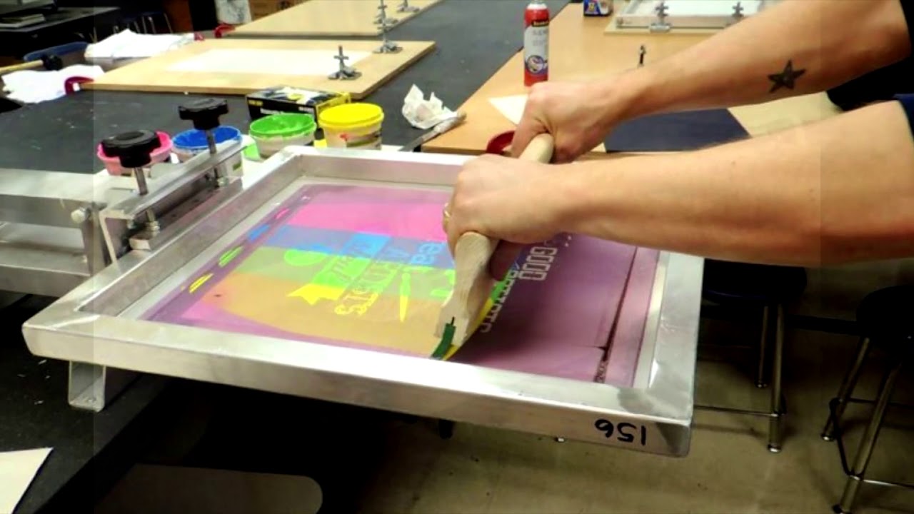 Belajar Sablon  Learn screen  printing Part 1 YouTube