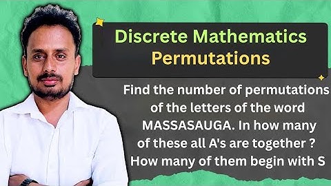 Massasauga Permutation Problem | All A’s Together, Starts with S | VTU Q4(b) Model Paper 2