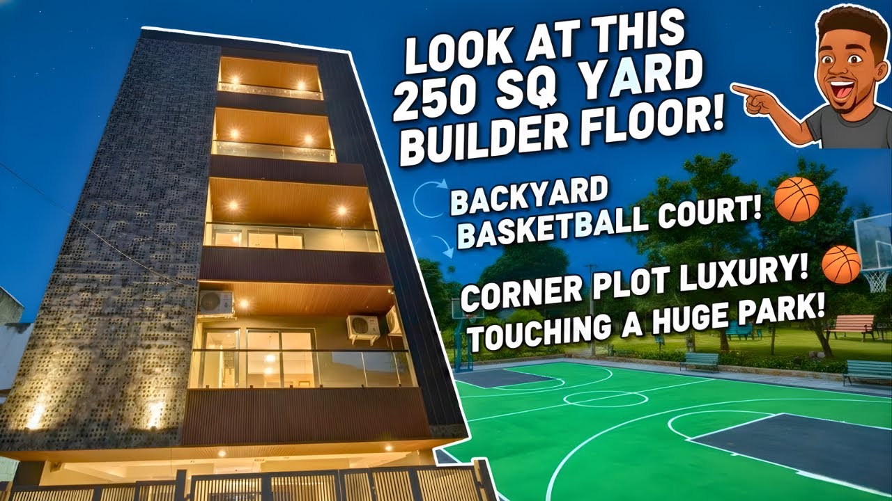 Kids’ Dream Location 🏀🌳 | Park & Basketball Court Facing 4BHK Mayfield Garden