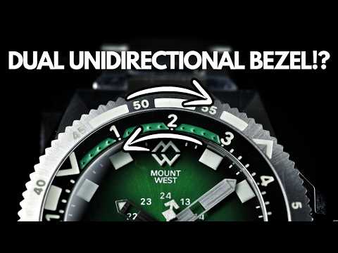 The Mount West Watch Co Summit - Unique Dual Bezel Diver!