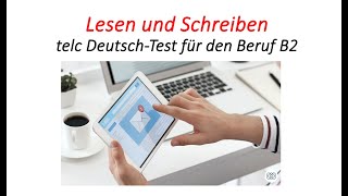 Німецька мова. Відповідь на скаргу. Екзамен тельк в2 для професії Telc für den Beruf B2. Beschwerde