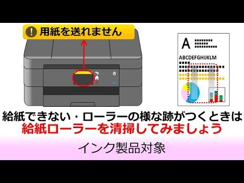 給紙ローラーの清掃方法