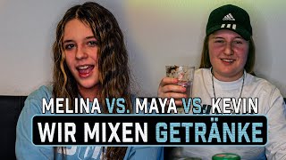 Wer wird gewinnen? Getränke-Challenge mit Melina, Maya und Kevin // VDSIS