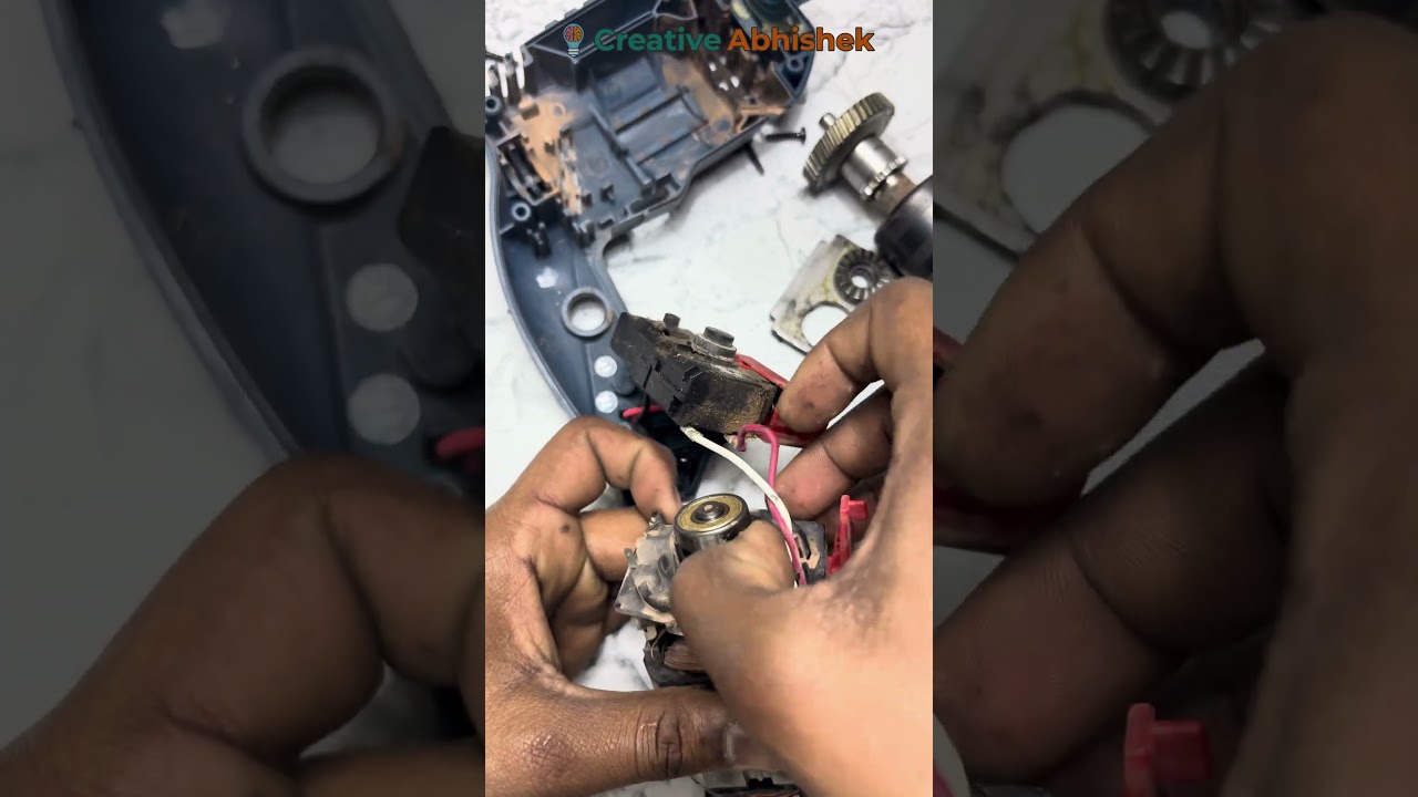 Fixing Bosch GSB 501 reverse spin problem 