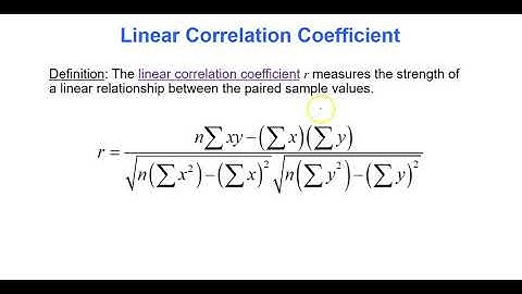 Module 9 Linear Correlation