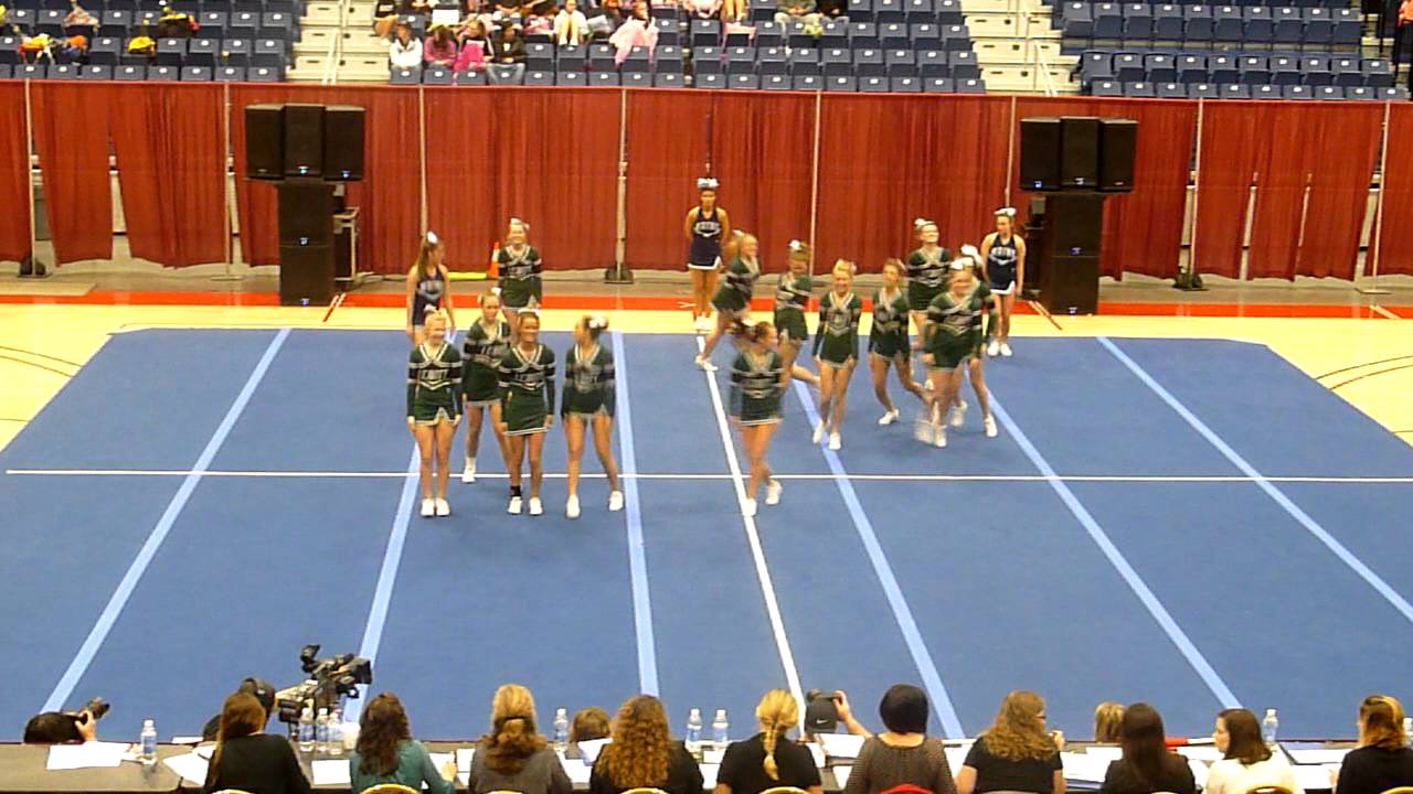 Leavitt Area High School Cheering States 2012 YouTube
