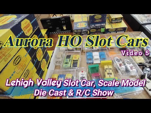 Aurora HO Slot Cars Lehigh Valley Slot Car,Scale Model,Die Cast & RC Show Video 5