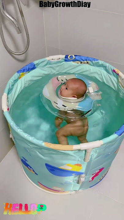 Tired of Bulky Baby Bathtubs? The Baby Folding Bath Bucket Is What You Need!#Shorts