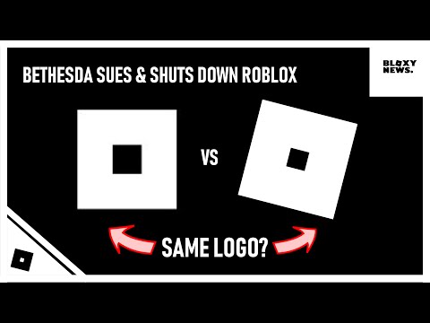 Roblox Sued Shut Down By Bethesda For Copying Logo Youtube - logo buy roblox