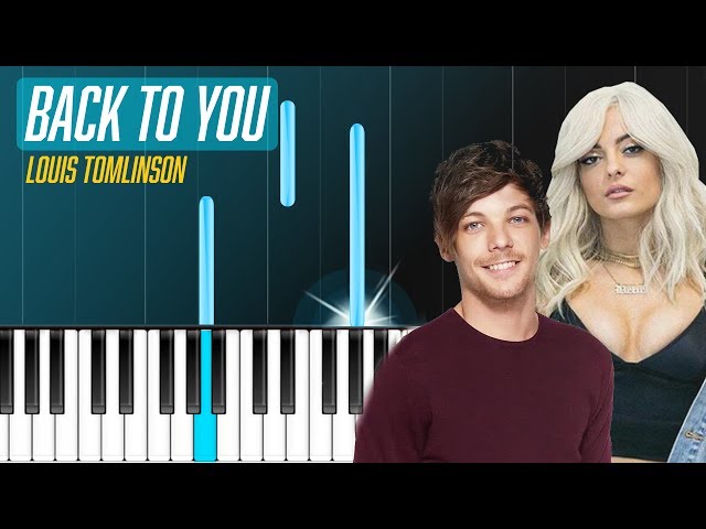 Back To You (arr. JuancyLop) Sheet Music | Louis Tomlinson Feat. Bebe Rexha  | Piano Solo