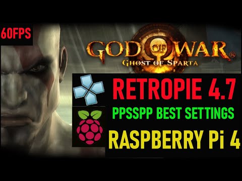 Raspberry Pi 4: GOD OF WAR @60FPS | NO FRAMESKIP | PPSSPP