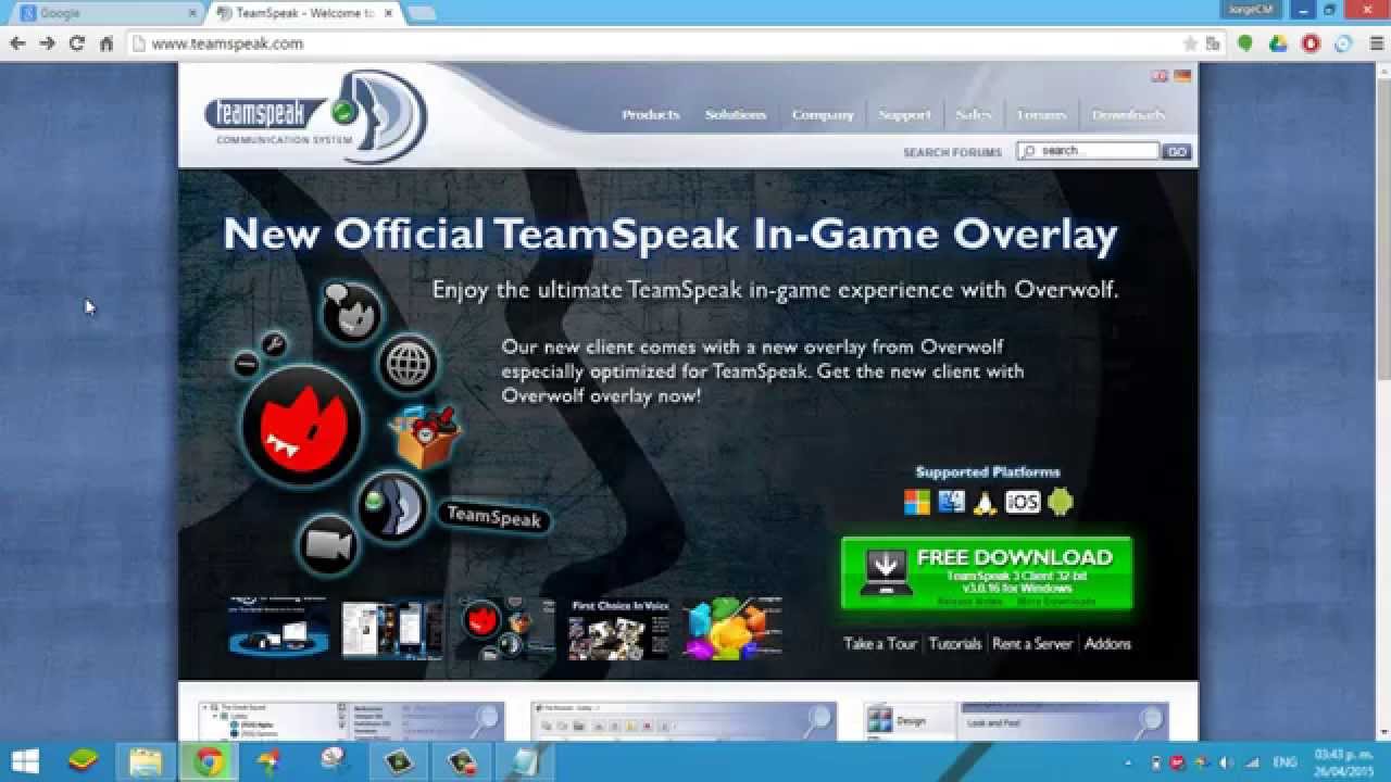 Instalar Y Configurar TeamSpeak 3 - YouTube