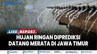 🔴CUACA SURABAYA DAN JATIM Selasa 13 Januari 2026 - Hujan Ringan Merata di Sebagian Besar Jawa Timur