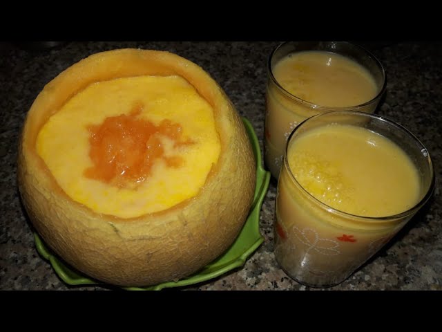 Muskmelon punch/ musk melon milkshake/ how to make musk melon milkshake | indian food and beauty