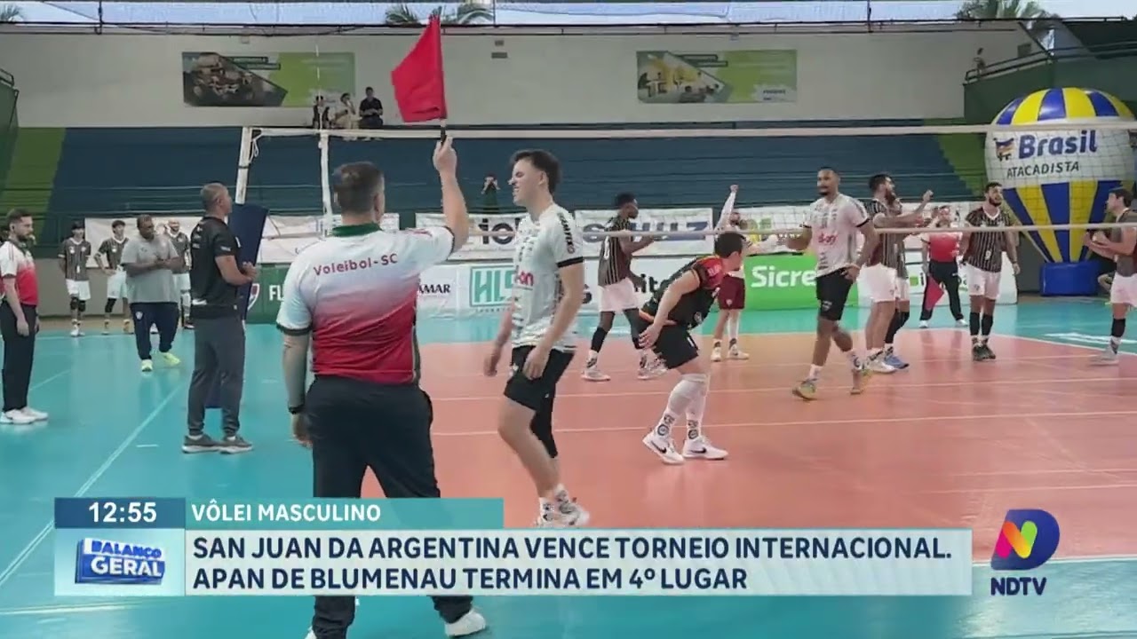 Esporte: termina Copa Internacional de Vôlei