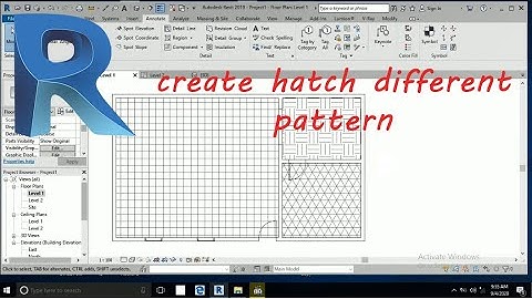 how to create hatch pattern in revit