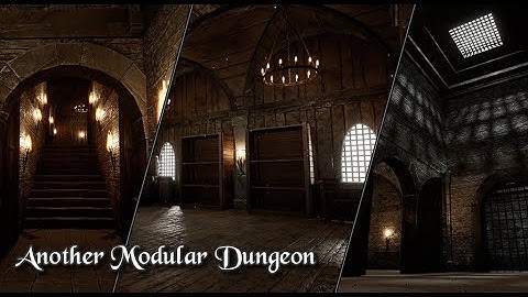 Another Modular Dungeon - Flythrough