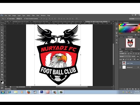 cara membuat logo club bola dengan photoshop